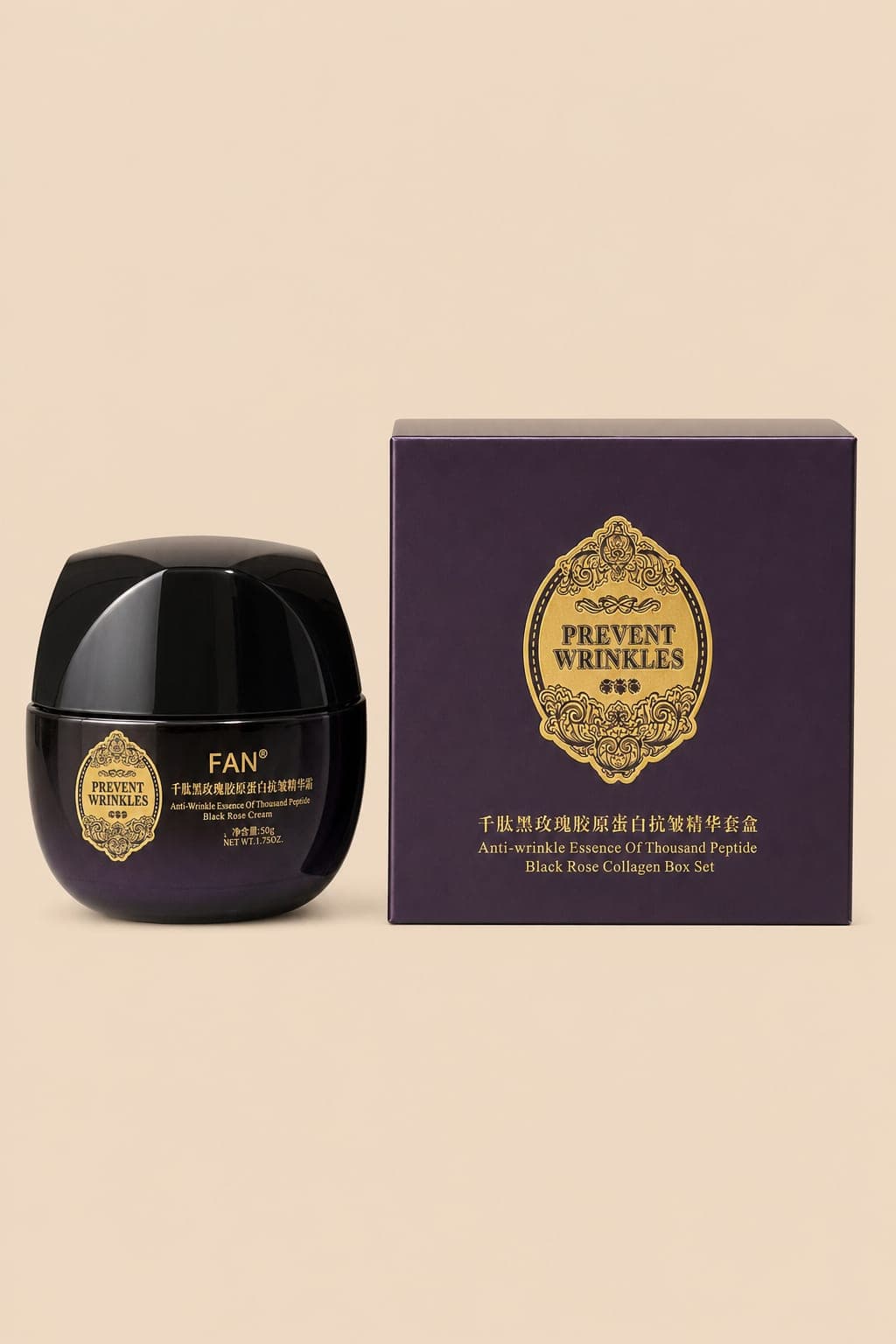 FAN Black Rose Collagen — zestaw pielęgnacyjny