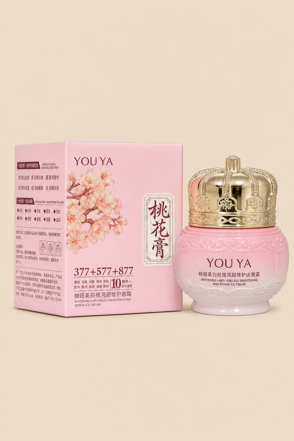 YOU YA Peach Blossom 377+577+877 — krem rozjaśniający 50 g