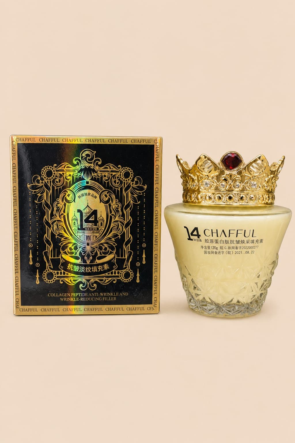 CHAFFUL 14 Black — krem kolagenowy