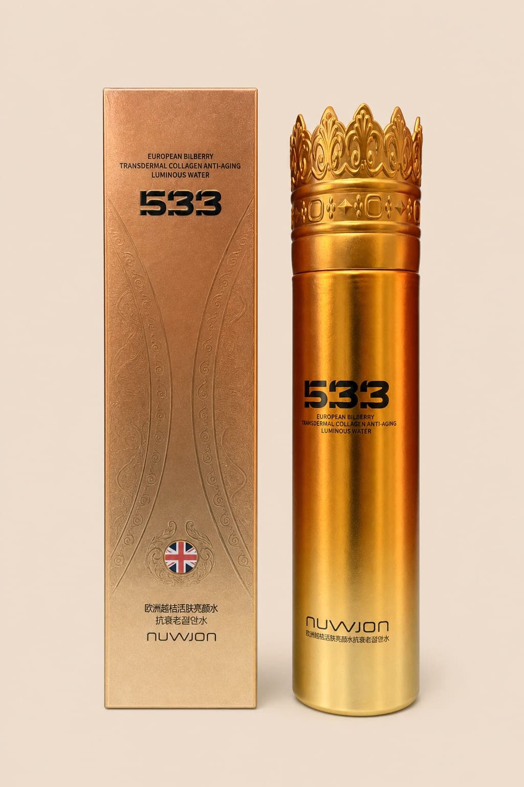 NUWJON 533 European Bilberry — tonik kolagenowy